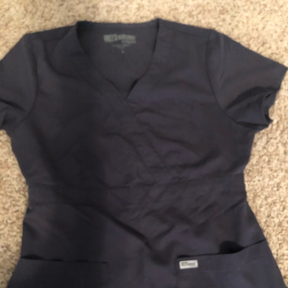 2 Medium Scrub Tops